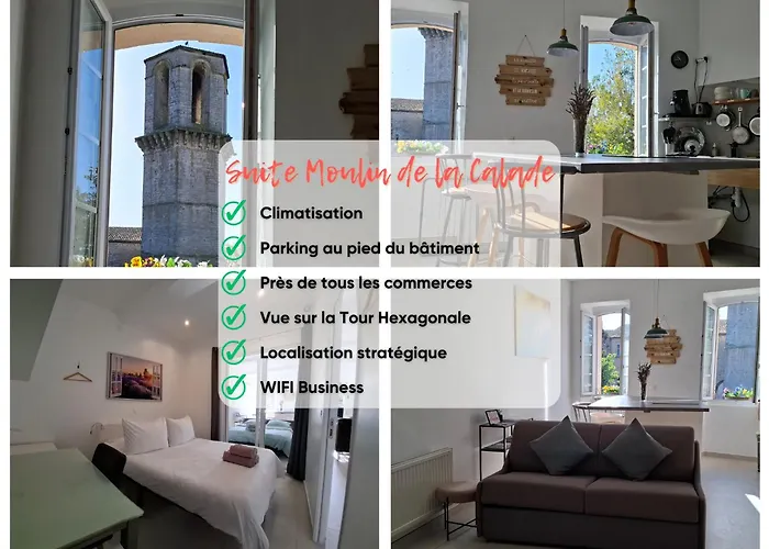 Suite Moulin De La Calade! Vue Tour Hexagonale, Coeur Du Var!